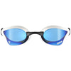 Blue White Arena Cobra Core Swipe Mirror Goggles
