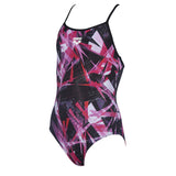 Arena Night Lights Girl's Swimsuit - Pink