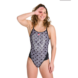 Arena Crazy Pop Skulls Swimsuit