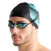 Arena Cobra Swipe Mirrored Aqua / Black