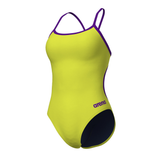 Arena Lace Back Soft Green / Purple Swimsuit