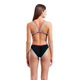 Arena One Double Cross Black Swimsuit