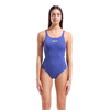 Arena Team Solid Pro Dusk & Black Swimsuit front view