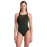 Arena Team Solid Pro Dark Sage Swimsuit