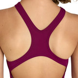 Arena Pro Solid Girls Swimsuit - Red Fandango