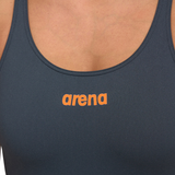 Arena Team Solid Tech Grey Swimsuit