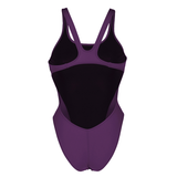 Arena Team Solid Tech Plum Swimsuit