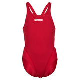 Arena Tech Solid Girls Swimsuit - Red
