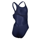 Arena Tech Solid Girls Swimsuit - Navy