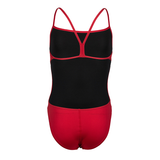 Arena Challenge Solid Girls Swimsuit - Red