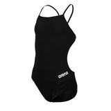 Arena Challenge Solid Girls Swimsuit - Black