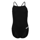 Arena Challenge Solid Girls Swimsuit - Black