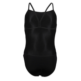 Arena Challenge Solid Girls Swimsuit - Black