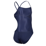 Arena Challenge Solid Girls Swimsuit - Navy