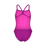 Arena Challenge Solid Girls Swimsuit - Very Fuchsia
