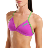 Arena Team Fuchsia Pink Bikini Swim Top