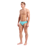 Arena Team Solid Water Blue & Grey Brief whole body view
