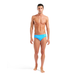Arena Team Solid Turquoise Swim Brief whole body view