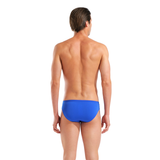 Arena Team Solid Blue & Orange Swim Brief rear view