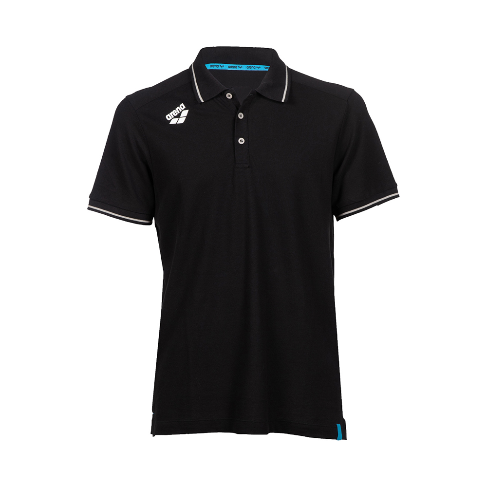 Arena Cotton Polo Shirt - Black