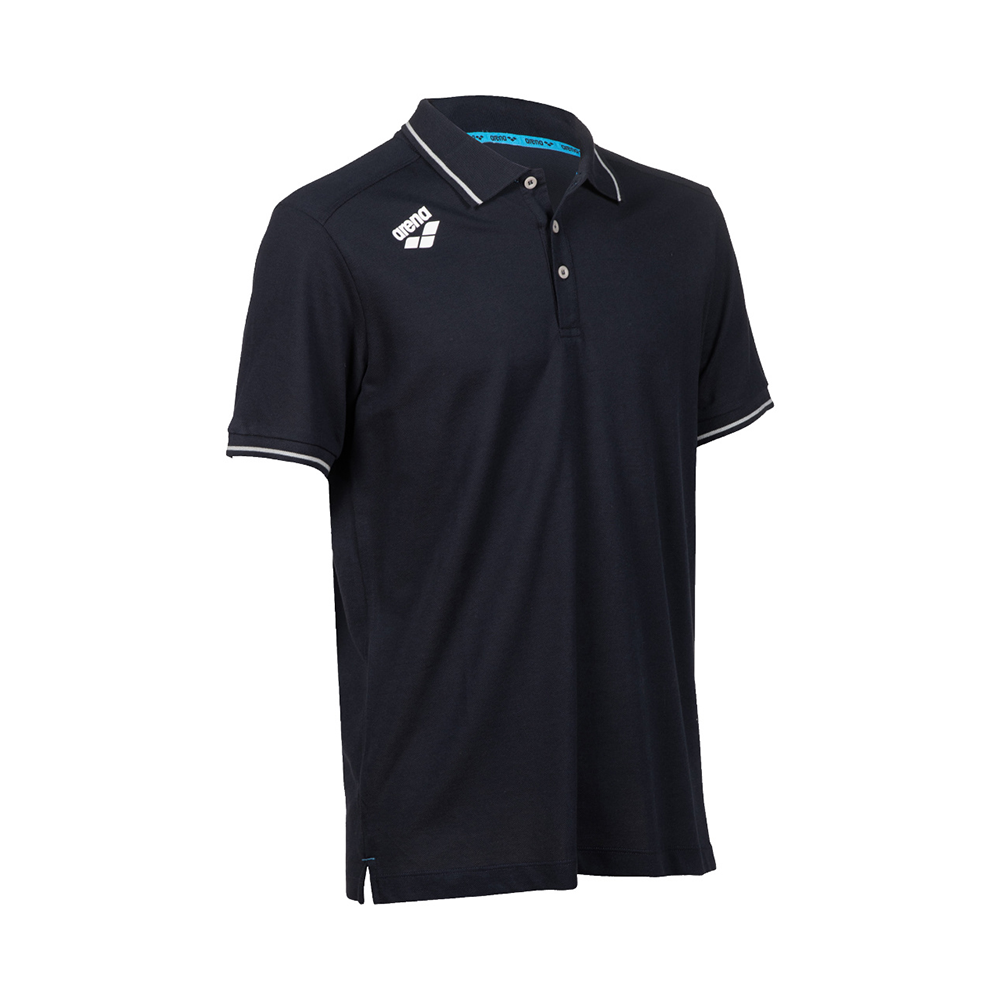 Arena Cotton Polo Shirt - Navy