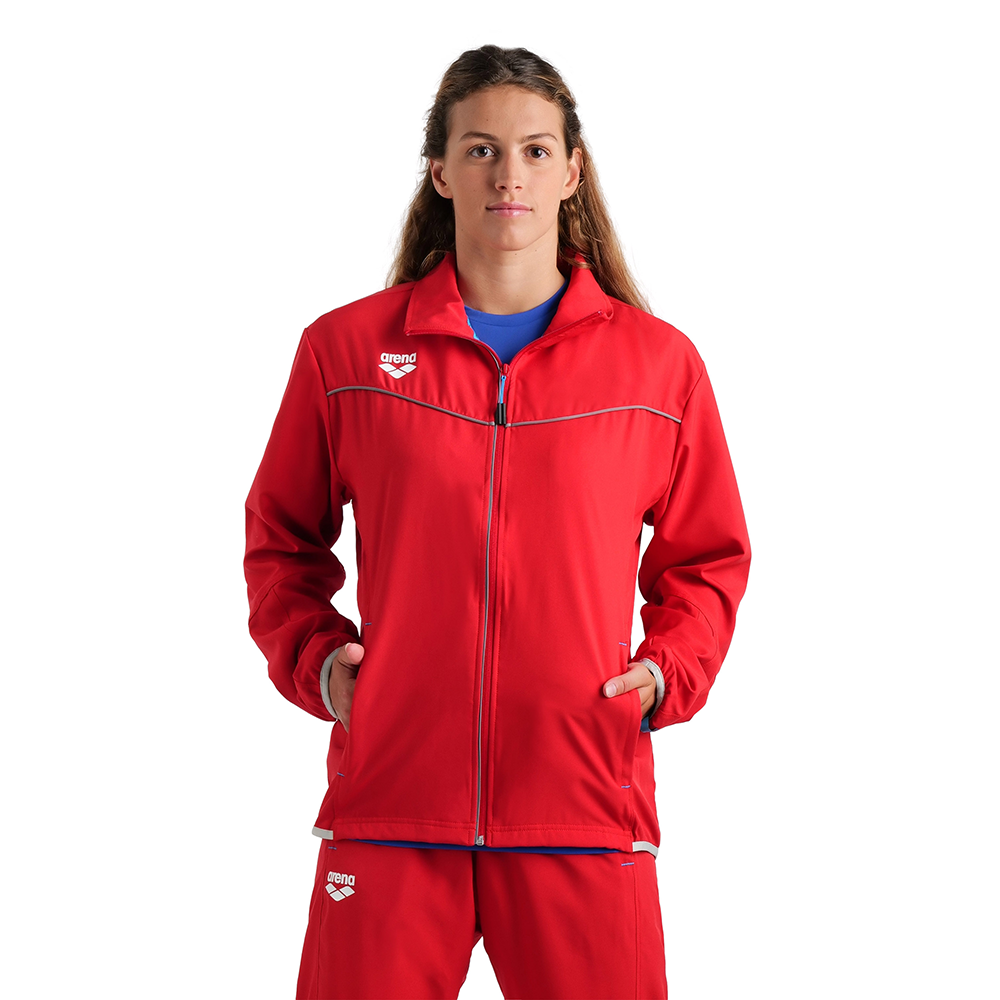 Arena Team Jacket Panel - Red