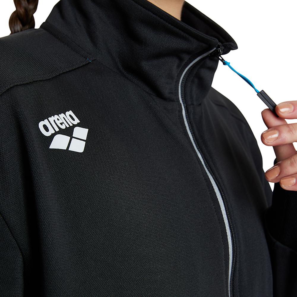 Arena Team Jacket Knit Panel - Black