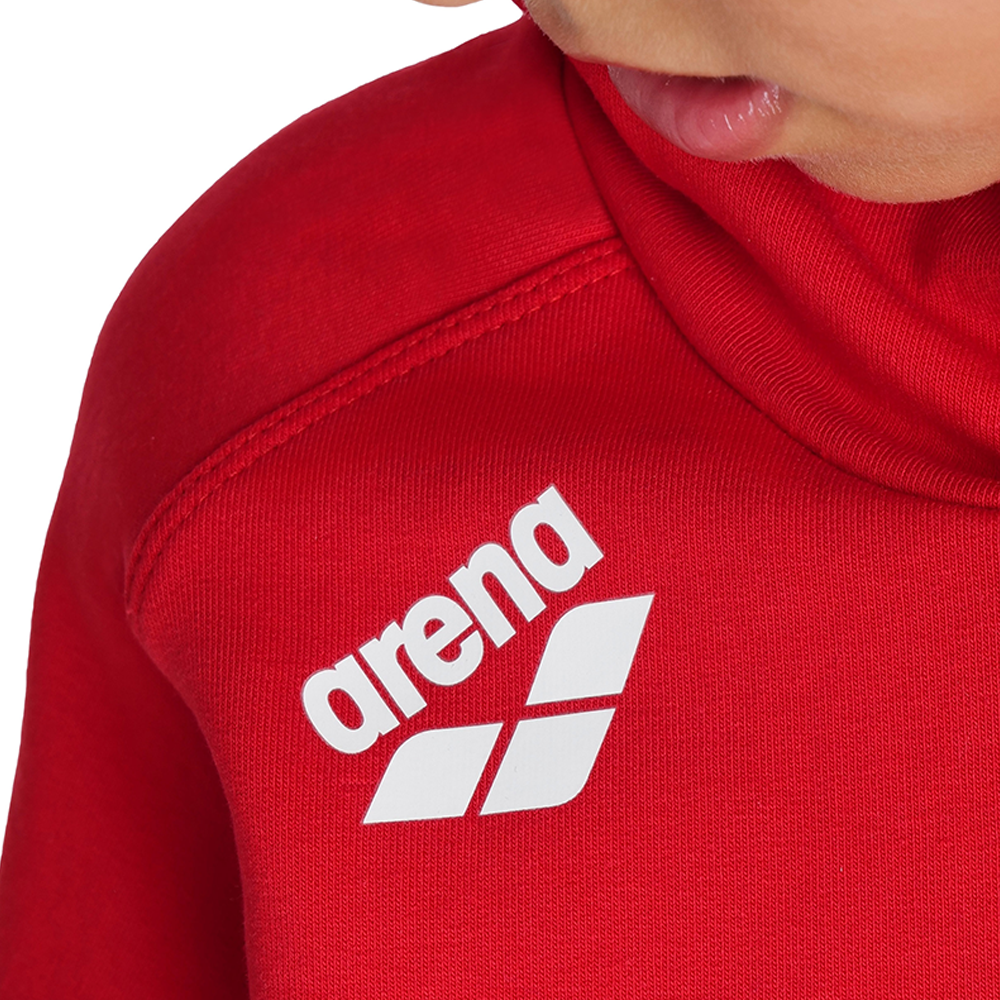 Arena Junior Hooded Sweatshirt - Red
