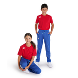 Arena Team Junior Panel Knit Pant - Royal