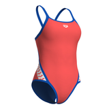 Arena Icons Bright Coral Swimsuit
