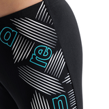 Arena Boy's Graphic Jammer - Black