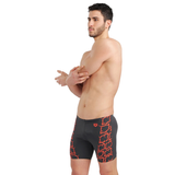 Arena Graphic Grey Mid Jammer