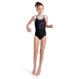 Logo Girls Arena Swimsuit