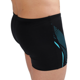 Arena Black Graphic Swim Short