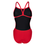 Arena Marbled Challenge Back Red Swimsuit