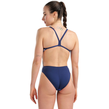 Arena Marbled Challenge Back Navy Swimsuit