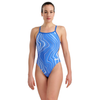 Arena Marbled Challenge Back Royal Blue Swimsuit