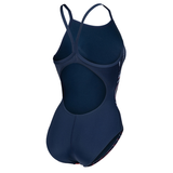 Arena Marbled Lightdrop Back Navy / Red Swimsuit
