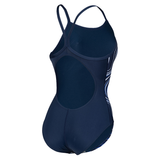 Arena Marbled Lightdrop Back Navy Swimsuit