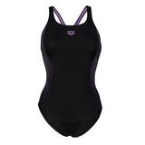 Arena Graphic Black/Lavender Swimsuit