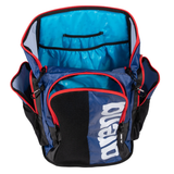 Navy / Red Arena Spiky III Backpack 45