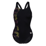 Arena Kikko Graphic Black Swimsuit