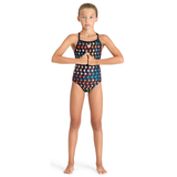 Arena Carnival Girls Black Swimsuit