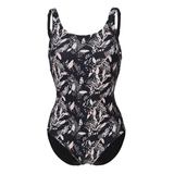 Fancy Wing Back Body Lift Swimsuit