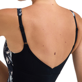 Fancy Wing Back Body Lift Swimsuit