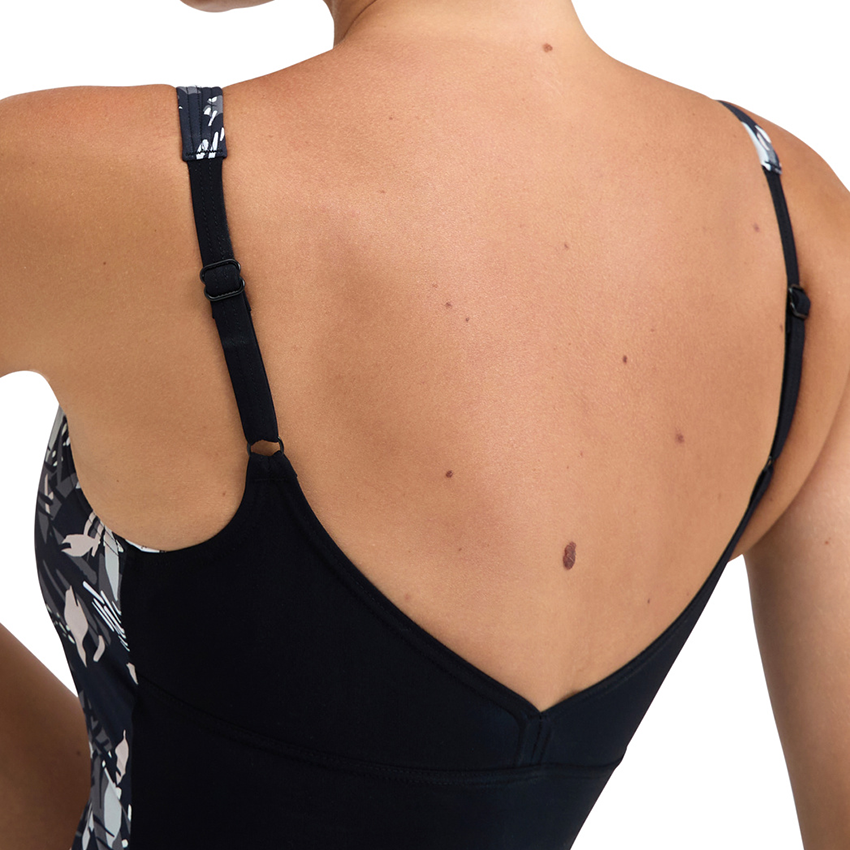 Fancy Wing Back Body Lift Swimsuit