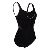 Fancy Strap Back Body Lift Swimsuit