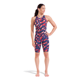 Arena ST Next Kneesuit - Aqua Gleam Red / Blue