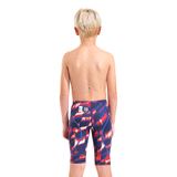 Arena ST Next Junior Jammer - Aqua Gleam Red / Blue
