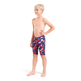 Arena ST Next Junior Jammer - Aqua Gleam Red / Blue
